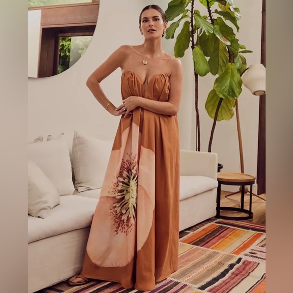 Significant Other Dresses & Skirts - Significant Other Shiloh Maxi Dress Tangerine Rose Size 4 NWT